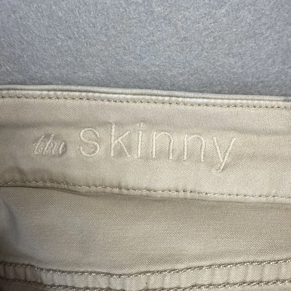 7 For All Mankind Skinny Leggings Womens Size‎ 28 Waxed Coated Jeans Blue Plaid